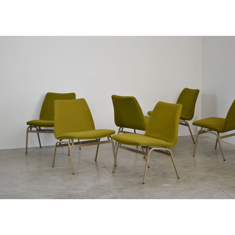 Groene vintage fauteuil van Duba Mobelindustri, Denemarken, 1960