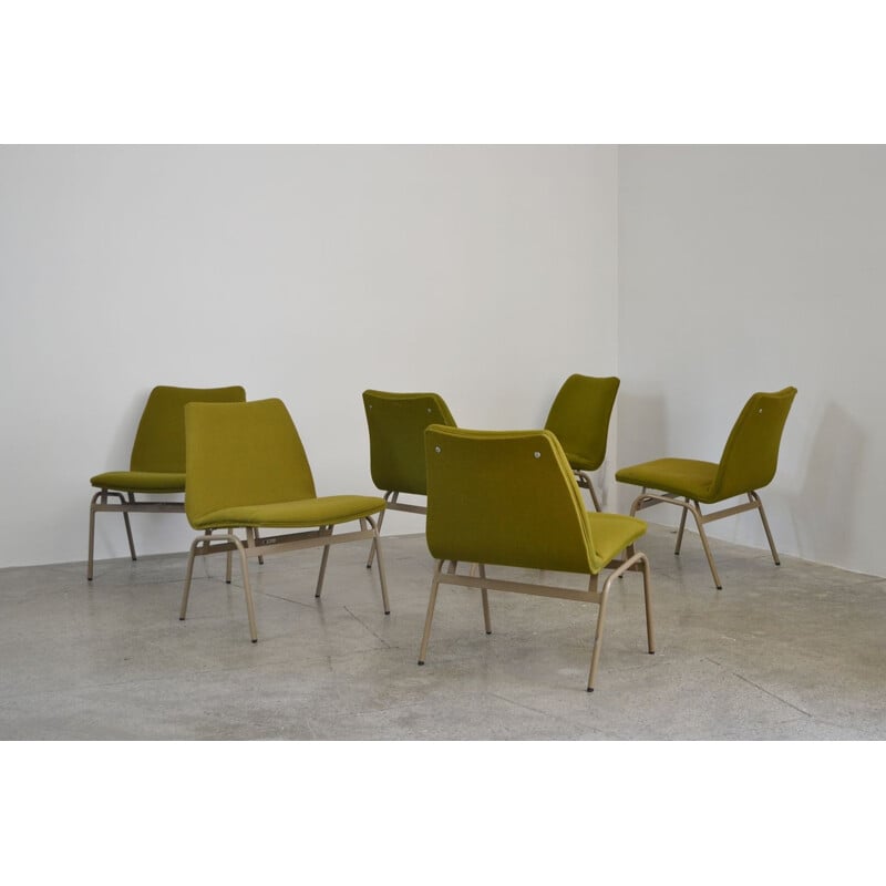 Groene vintage fauteuil van Duba Mobelindustri, Denemarken, 1960