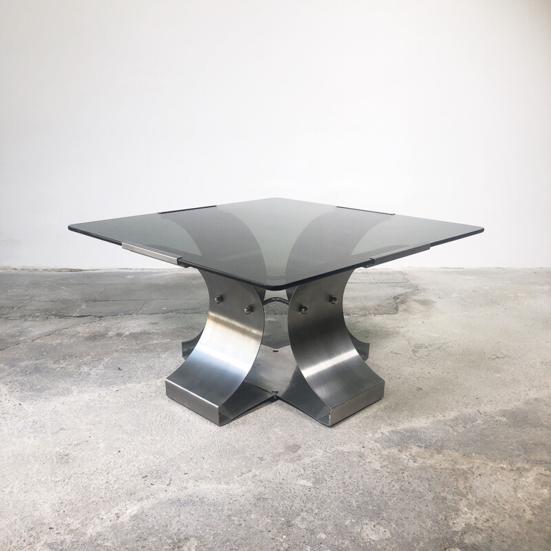 Vintage coffee table by François Monnet, 1970