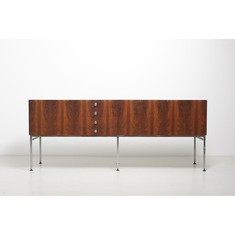 Vintage Large Sideboard in Rosewood by Alain Richard 1950s