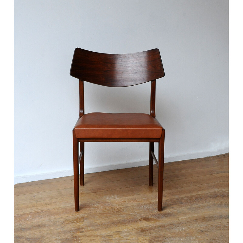 Set of 4 Vintage Rosewood Chairs 1960
