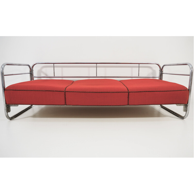 Vintage Chrome Sofa