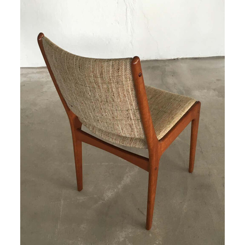 Set of 6 vintage teak dining chairs by Johannes Andersen for Uldum Møbler, Denmark 1960