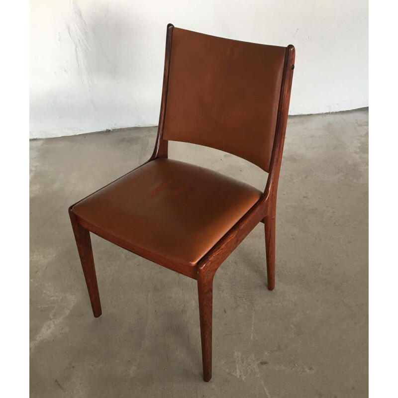 Set of 6 Dining Chairs Johannes Andersen Rosewood 1960s