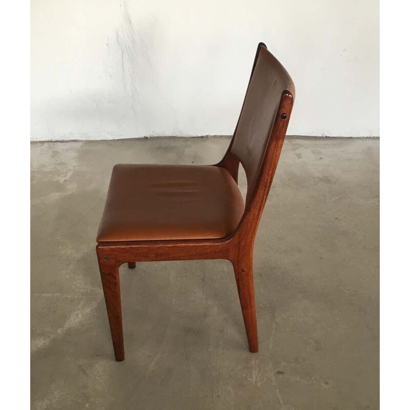 Set of 6 Dining Chairs Johannes Andersen Rosewood 1960s