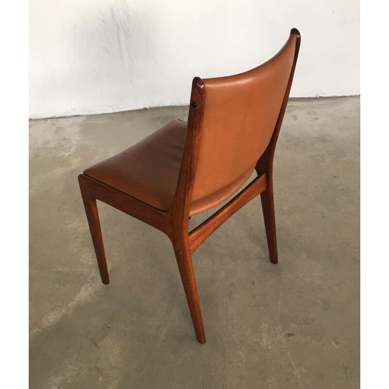 Set of 6 Dining Chairs Johannes Andersen Rosewood 1960s