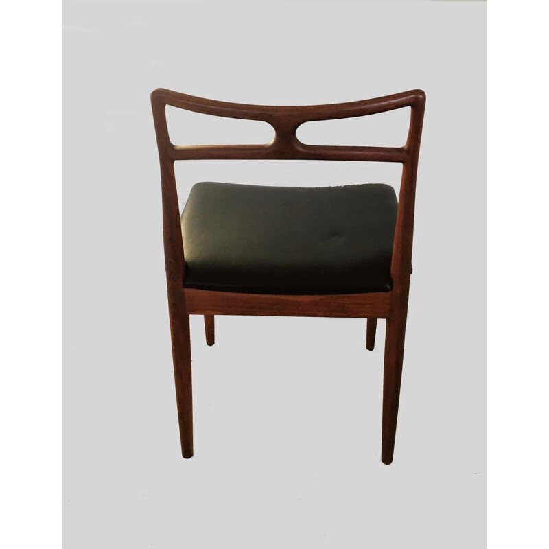 Set of 10 Johannes Andersen Dining Chairs in Teak, Inc. Reupholstery 1960s