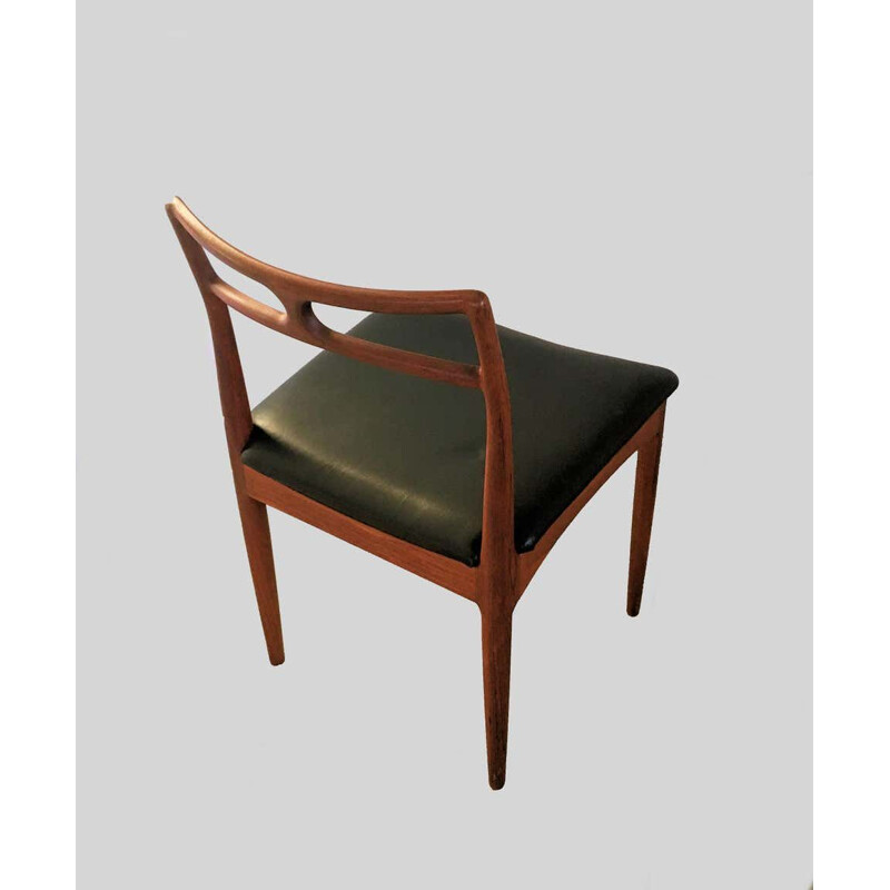 Suite de 10 chaises vintage Johannes Andersen en teck, 1960