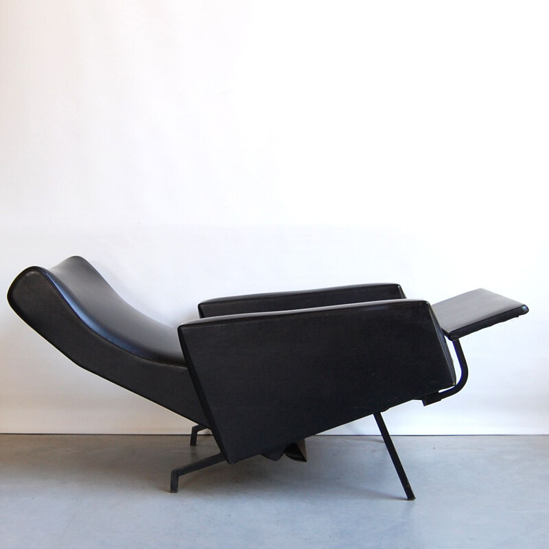 Vintage Trelax model relax armchair by Pierre Guariche for Meurop 1950