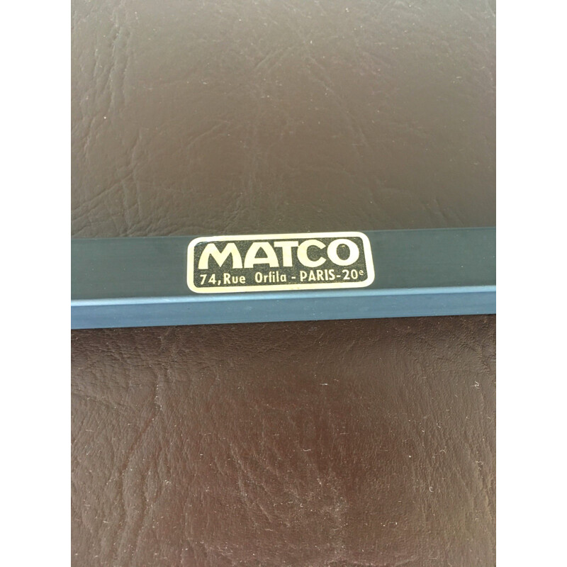Paire de chauffeuses Matco vintage 1960
