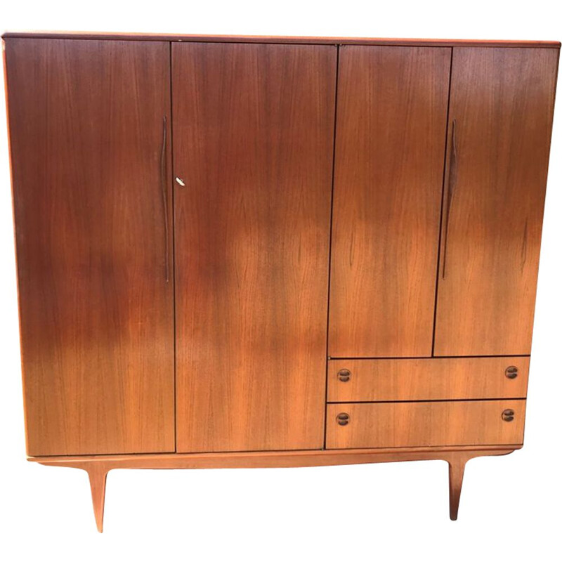 Vintage teak wardrobe NF scandinavian teak wardrobe 1960