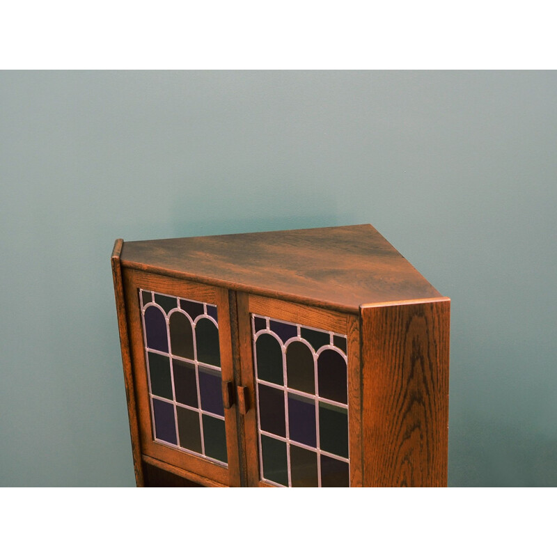 Vintage Corner cabinet oak, Danish 1960s