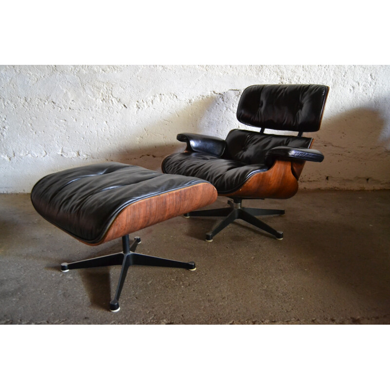 Fauteuil lounge chair, EAMES Edt Miller - années 60