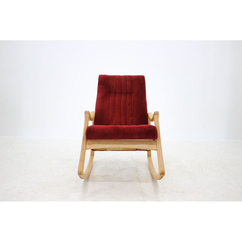 Vintage Ton Rocking Chair, Czechoslovakia 1960s