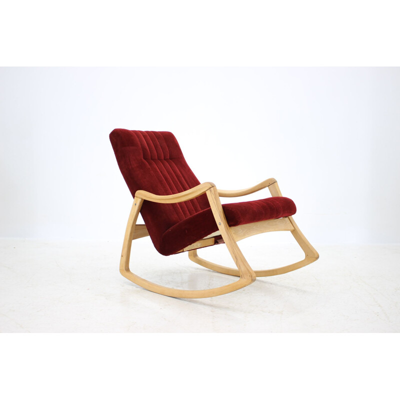 Vintage Ton Rocking Chair, Czechoslovakia 1960s