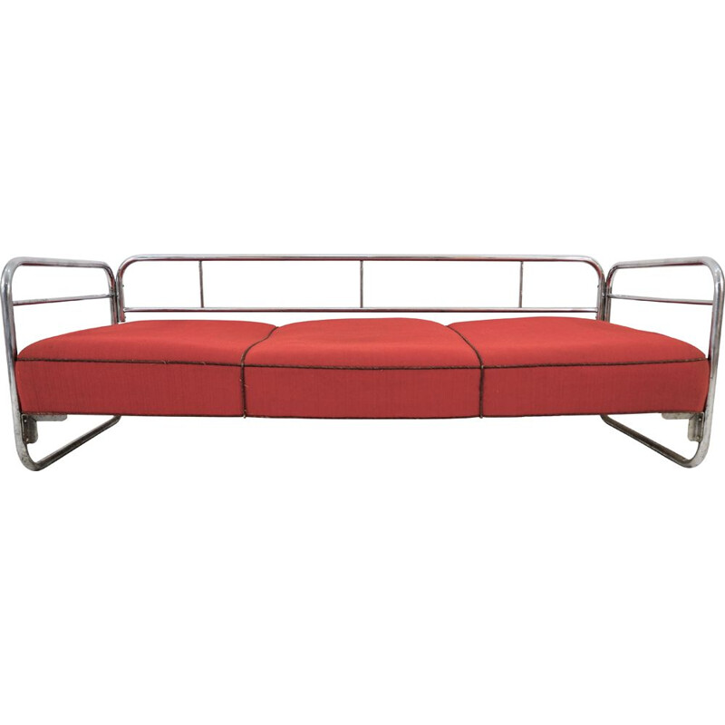 Vintage Chrome Sofa