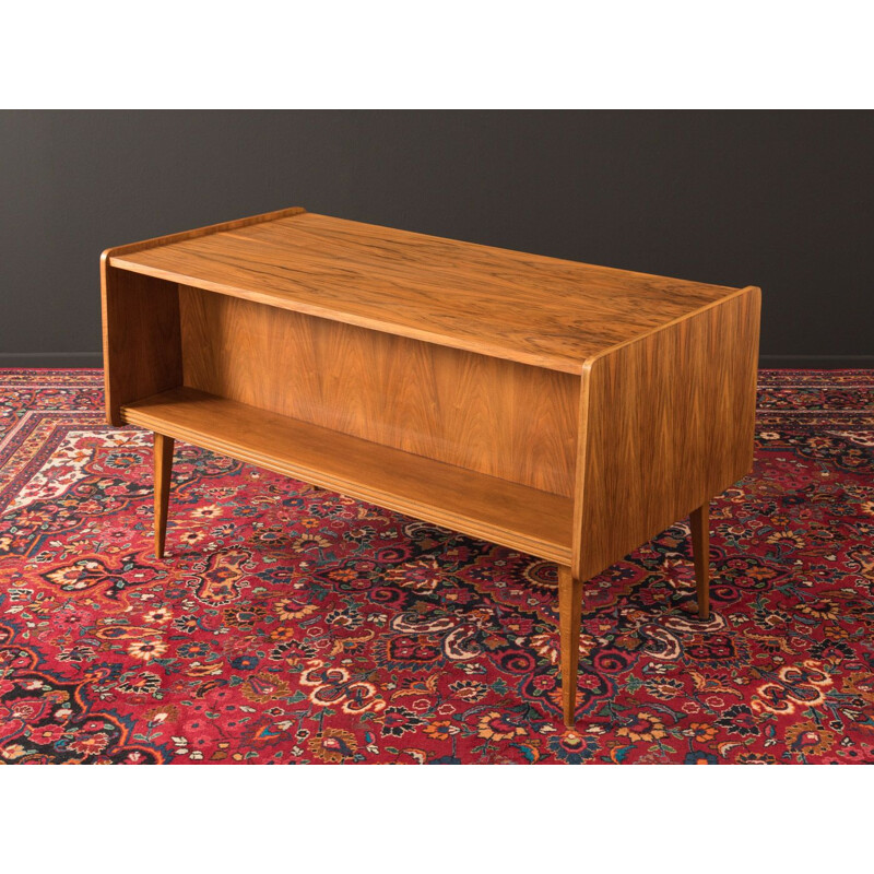 Vintage writing desk walnut 1950s