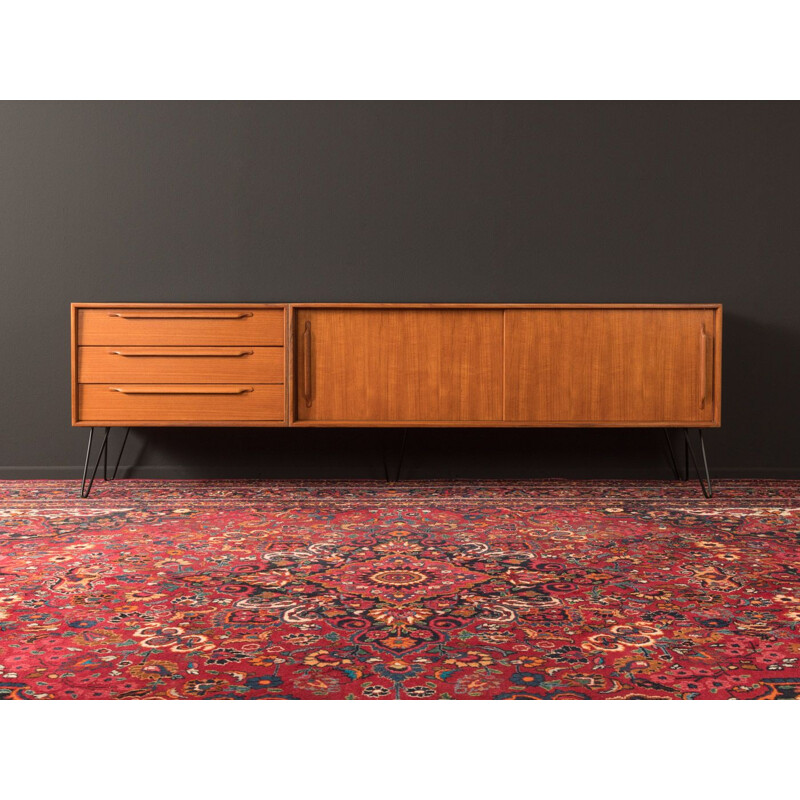 Enfilade vintage, teck Heinrich Riesteenpatt scandinave 1960