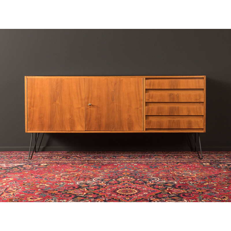 Vintage Sideboard walnut with 2 doors 1960s