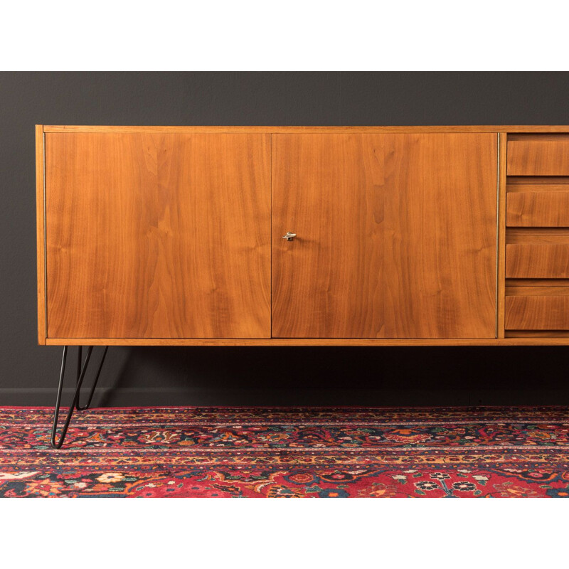 Vintage Sideboard walnut with 2 doors 1960s