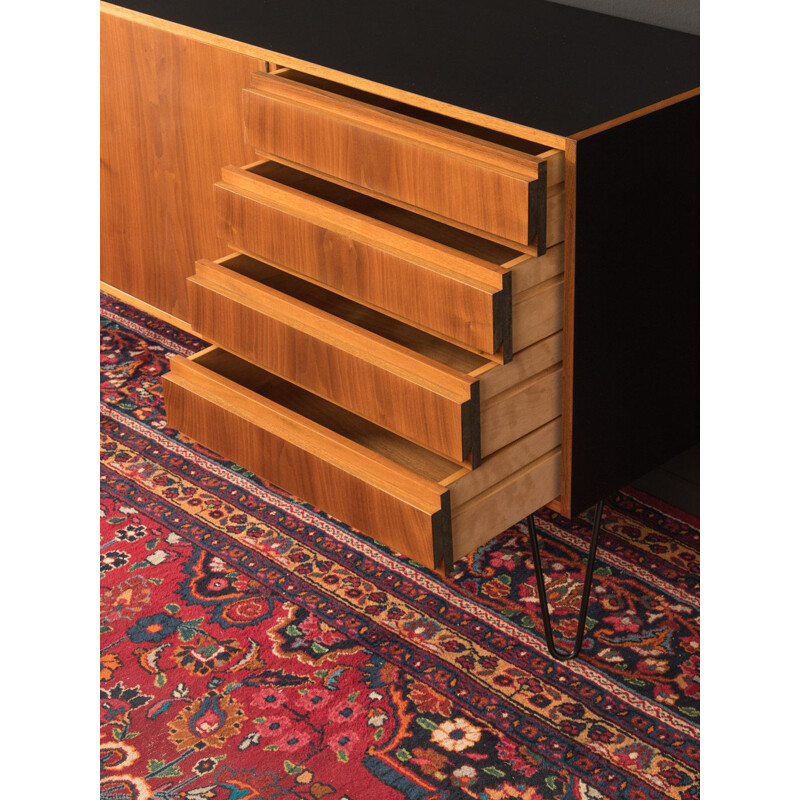 Vintage Sideboard walnut with 2 doors 1960s