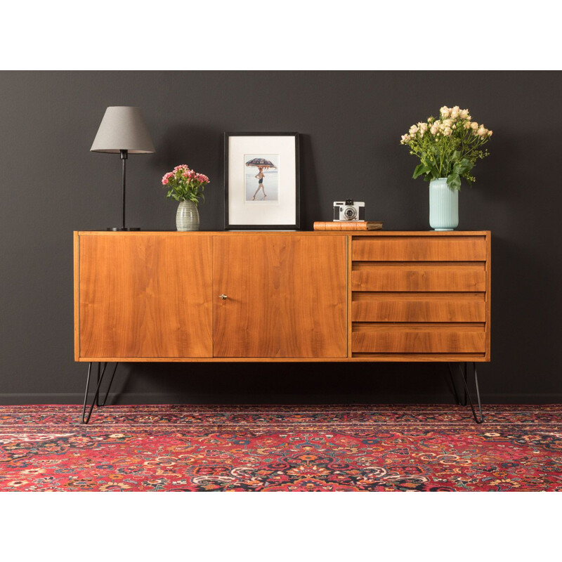 Vintage Sideboard walnut with 2 doors 1960s