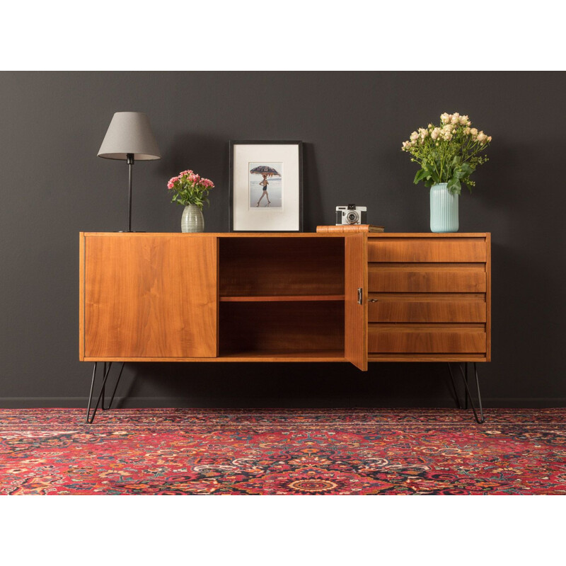 Vintage Sideboard walnut with 2 doors 1960s