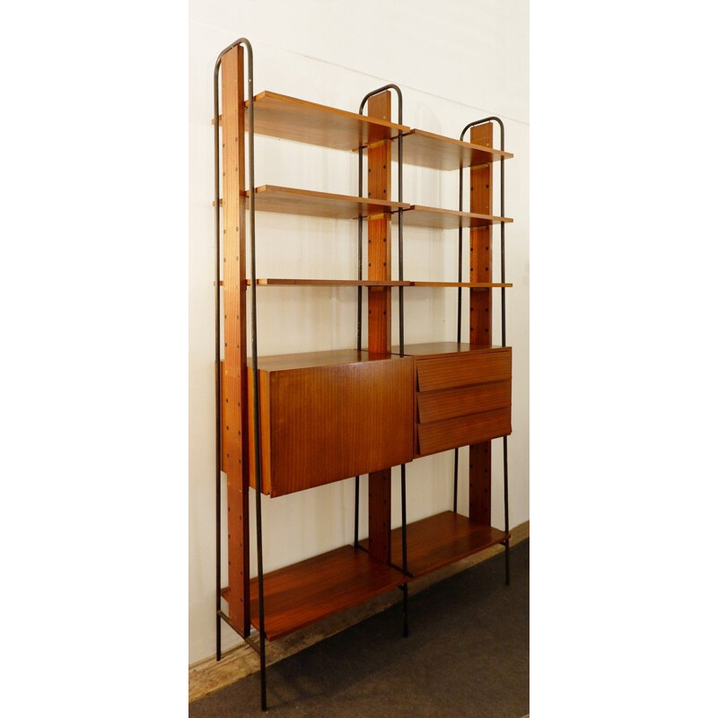 Vintage Teak Shelf Italian