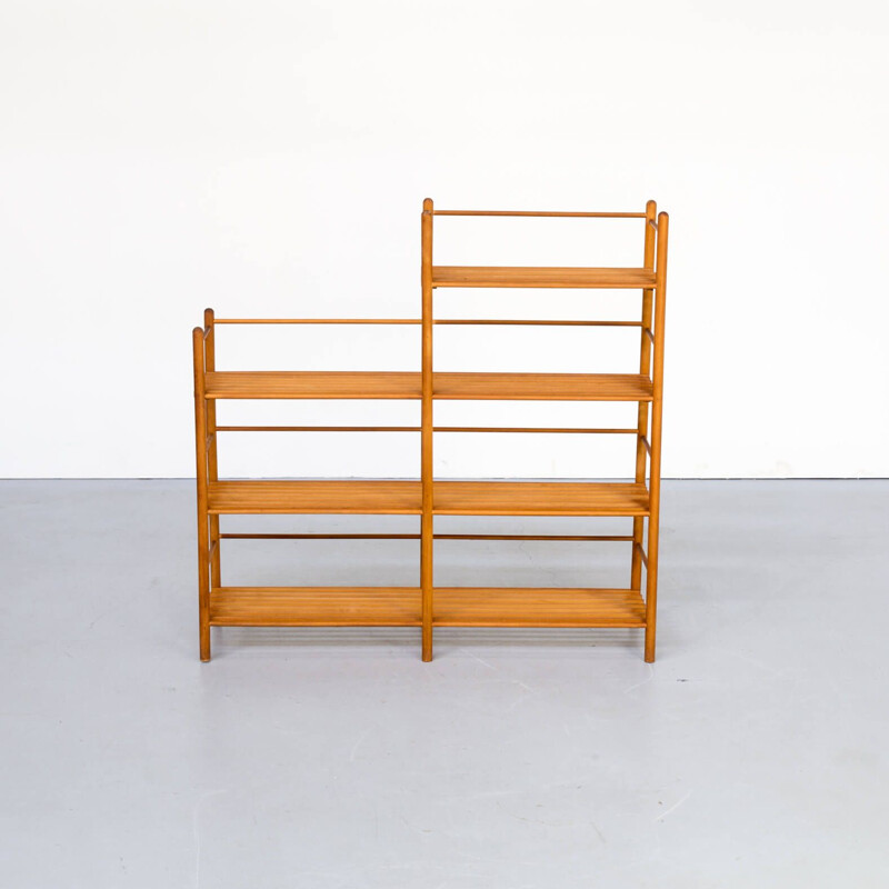 Vintage teak storage rack 1970s