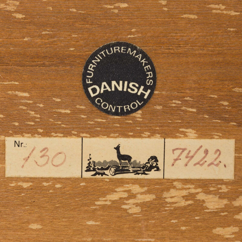 Table basse vintage Severin Hansen en palissandre pour Haslev