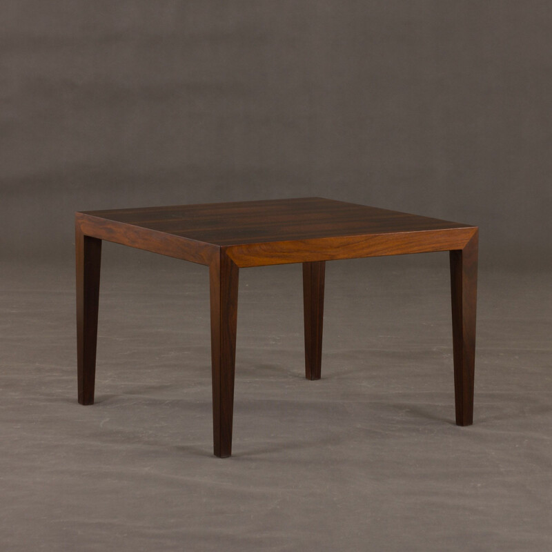 Vintage Severin Hansen rosewood coffee table for Haslev