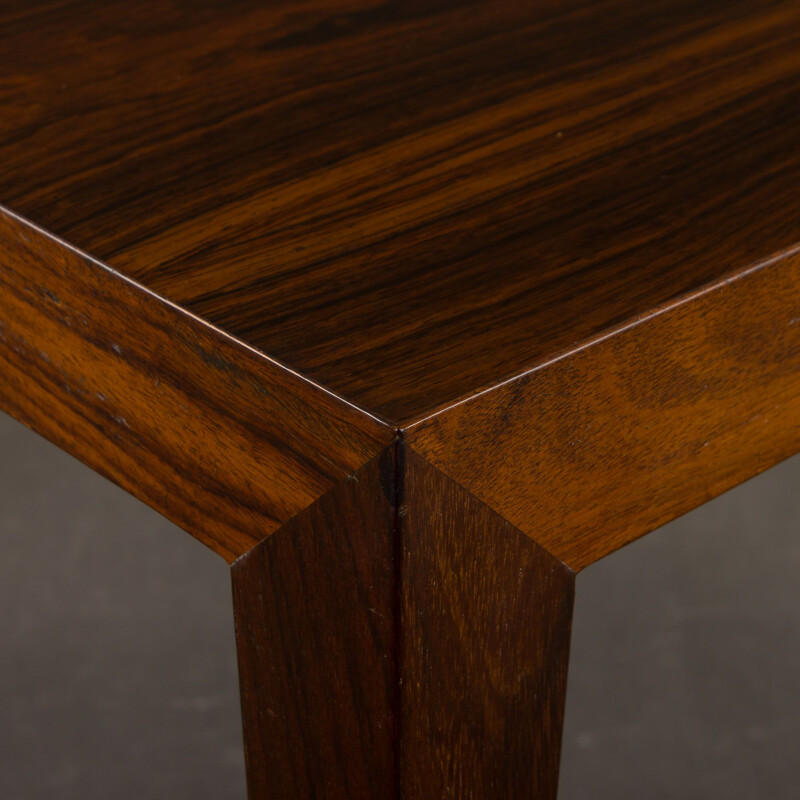 Vintage Severin Hansen rosewood coffee table for Haslev