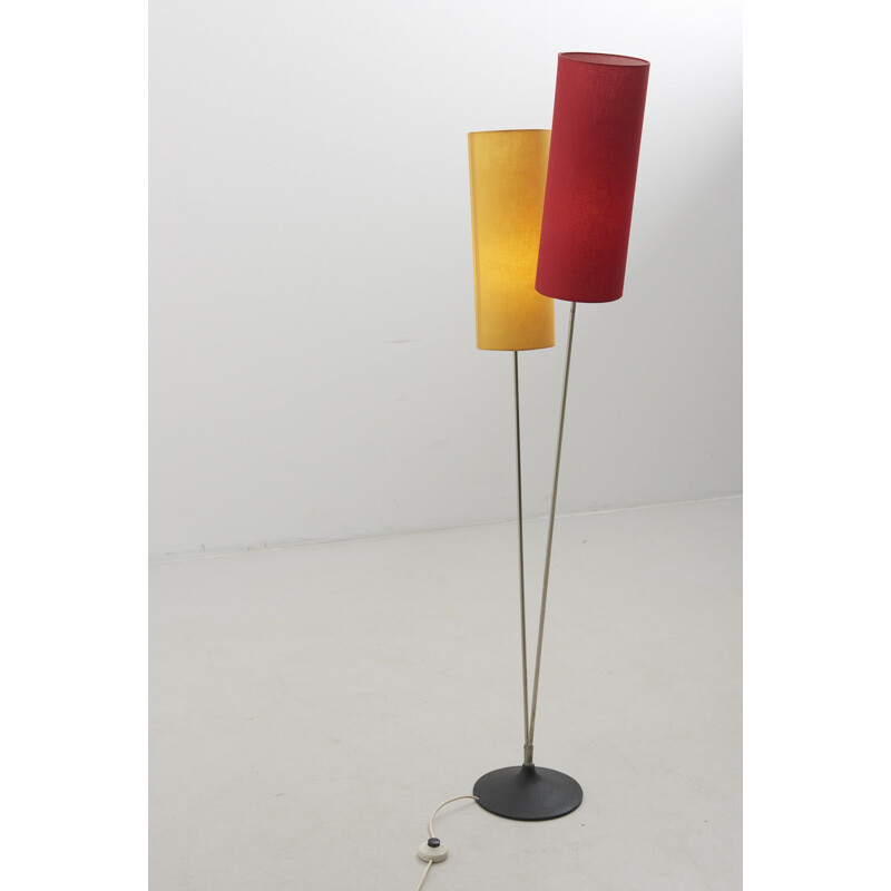 Vintage Floor Lamp in Stainless Steel - 1960s