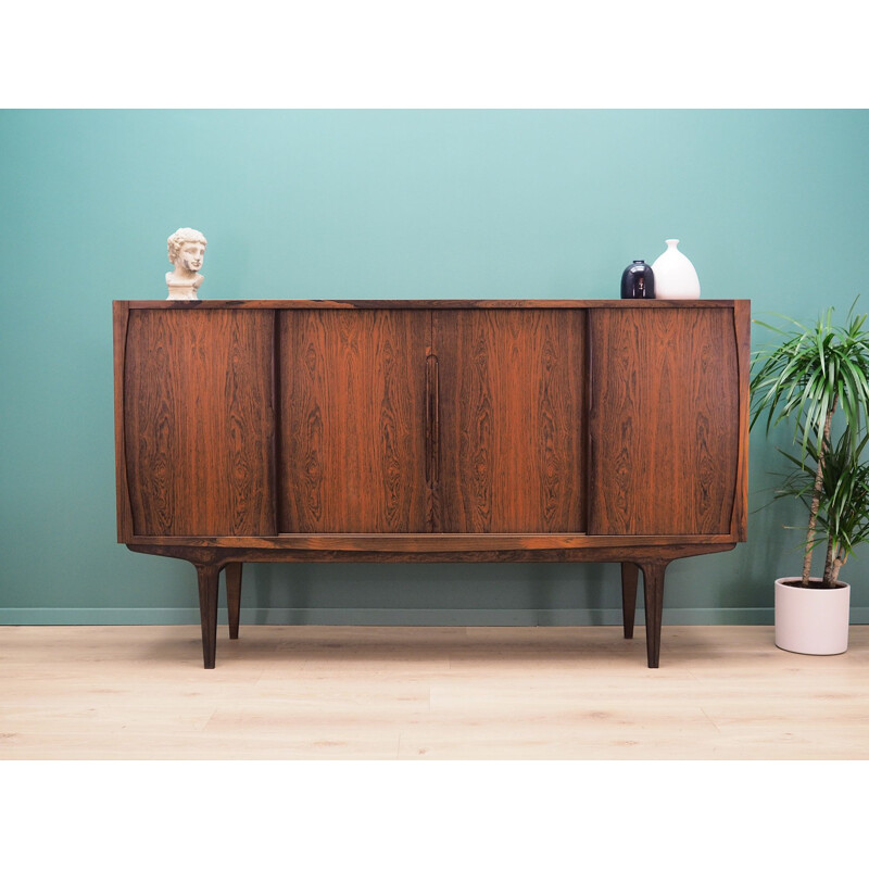 Vintage Highboard rosewood, Danish 1970s