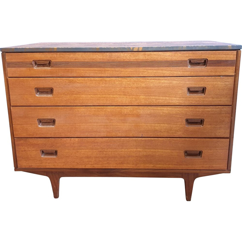 Butilux hand-painted vintage dresser, 1960