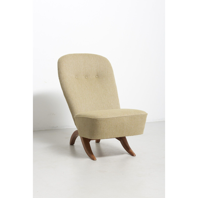 Vintage Congo Easy Chair by Theo Ruth, Nteherlands - 1950