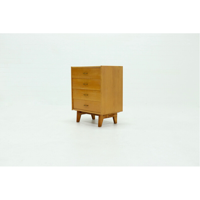 Vintage Coen de Vries Birch Drawer Cabinet for Everest 1950s