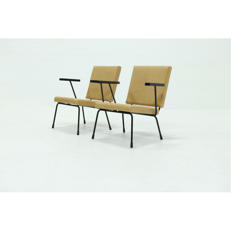 Pair of Vintage Armchairs 1401 by Wim Rietveld for Gispen, 1954