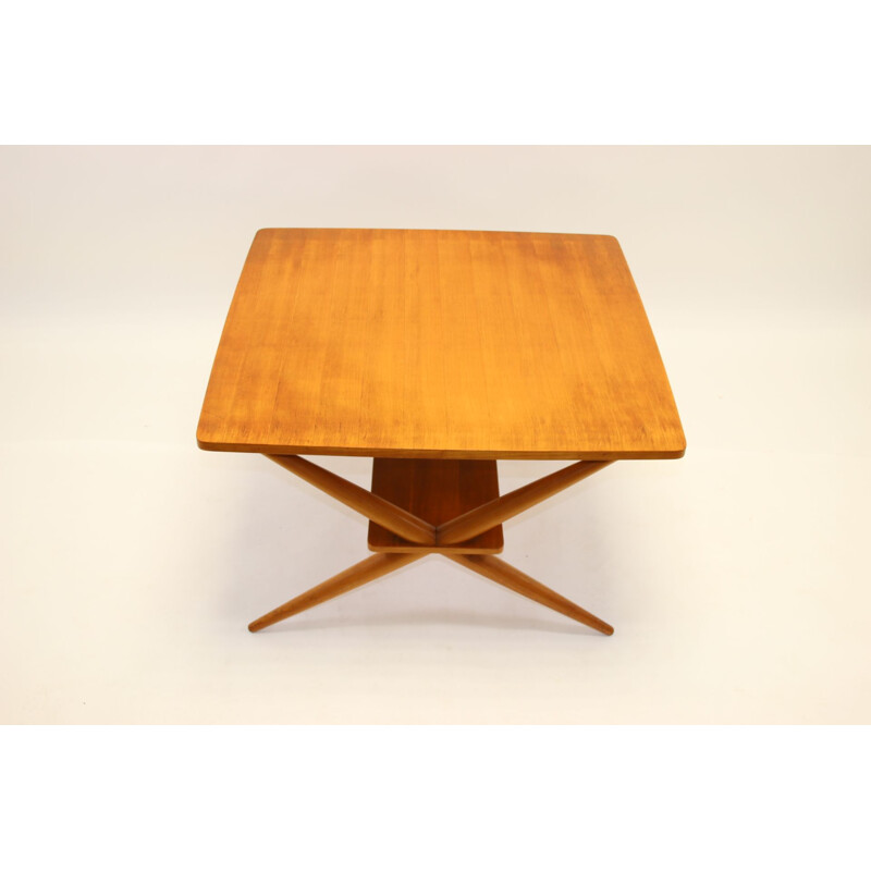 Vintage Teak Salon adjustable to Dinner table Scandinavian