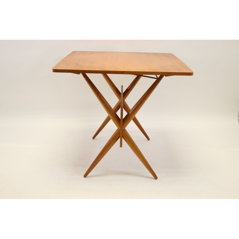 Vintage Teak Salon adjustable to Dinner table Scandinavian