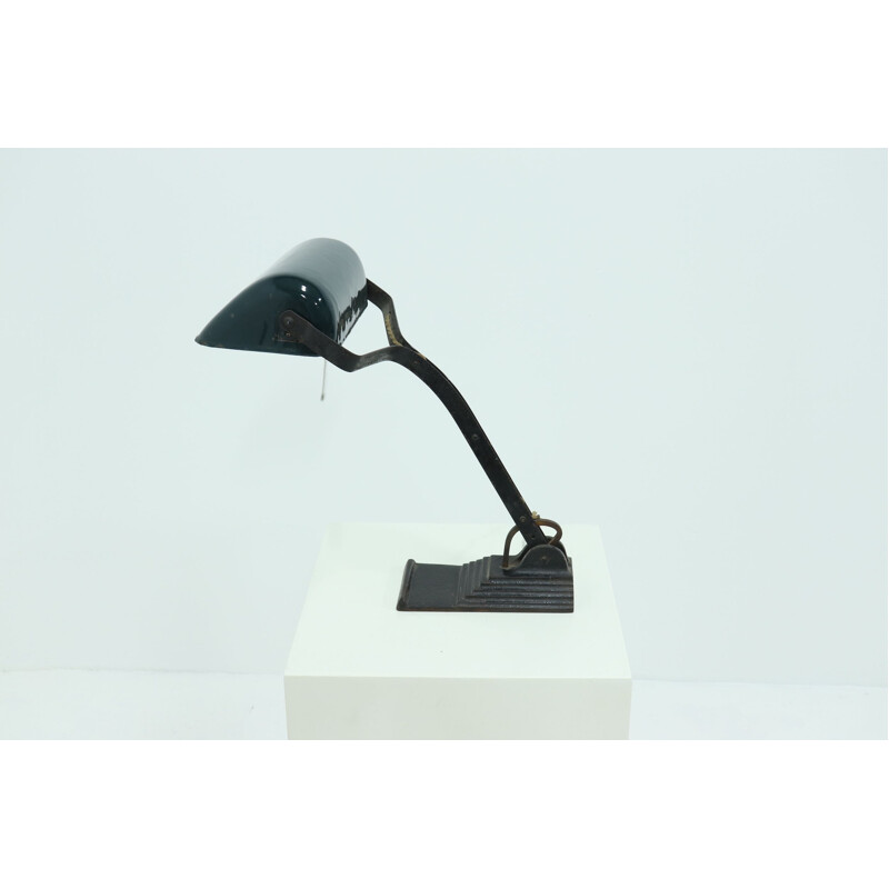Lampe de bureau vintage Horax Art Déco allemand 1930