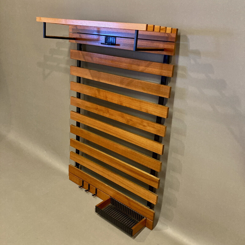 Vintage coat rack Scandinavian Design 1950