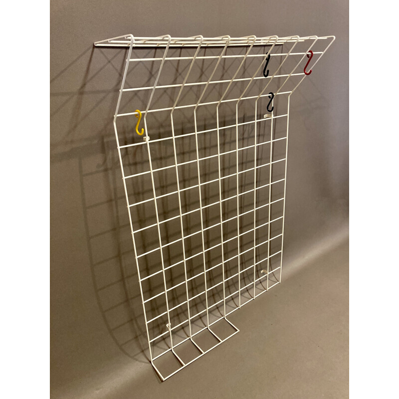  Vintage metal modular coat rack 1950's