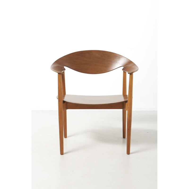 Vintage Metropolitan Chair by Ejner Larsen and Aksel Bender, Denmark 1950 