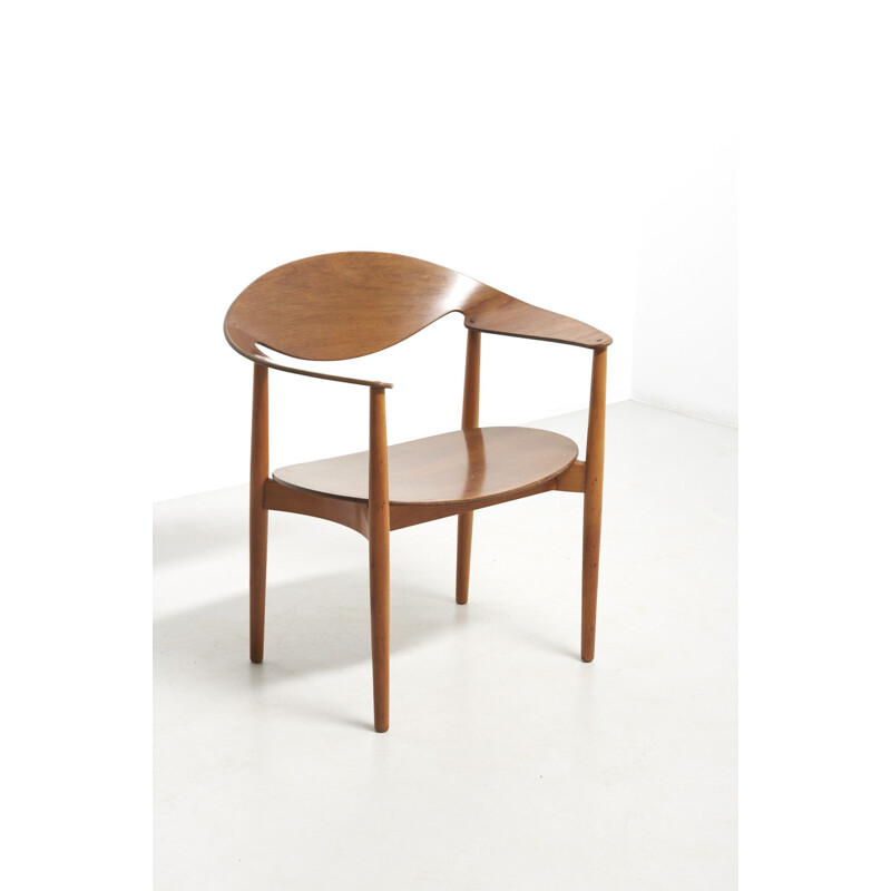 Vintage Metropolitan Chair by Ejner Larsen and Aksel Bender, Denmark 1950 