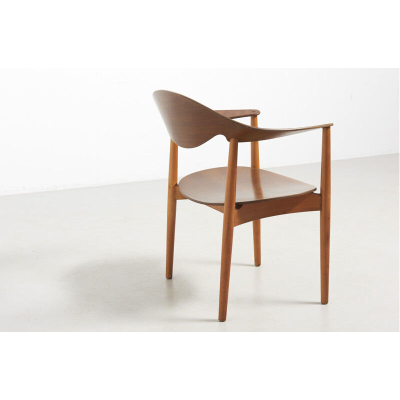 Vintage Metropolitan Chair by Ejner Larsen and Aksel Bender, Denmark 1950 