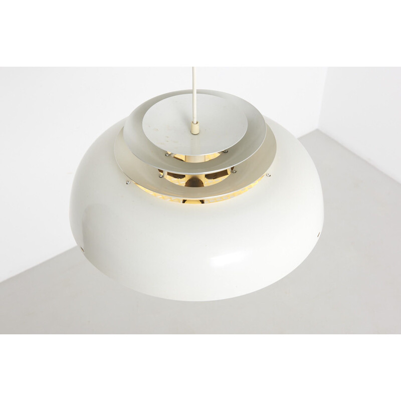 White Vintage Pendant Lamp Danish 1960s