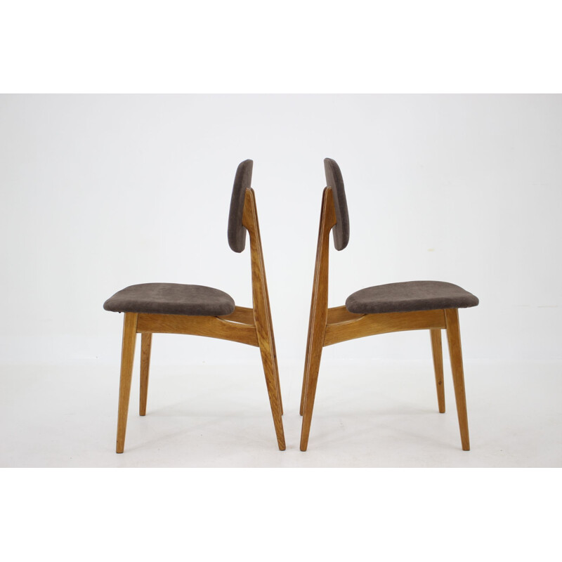 Ensemble de 4 chaises vintage scandinave 1960