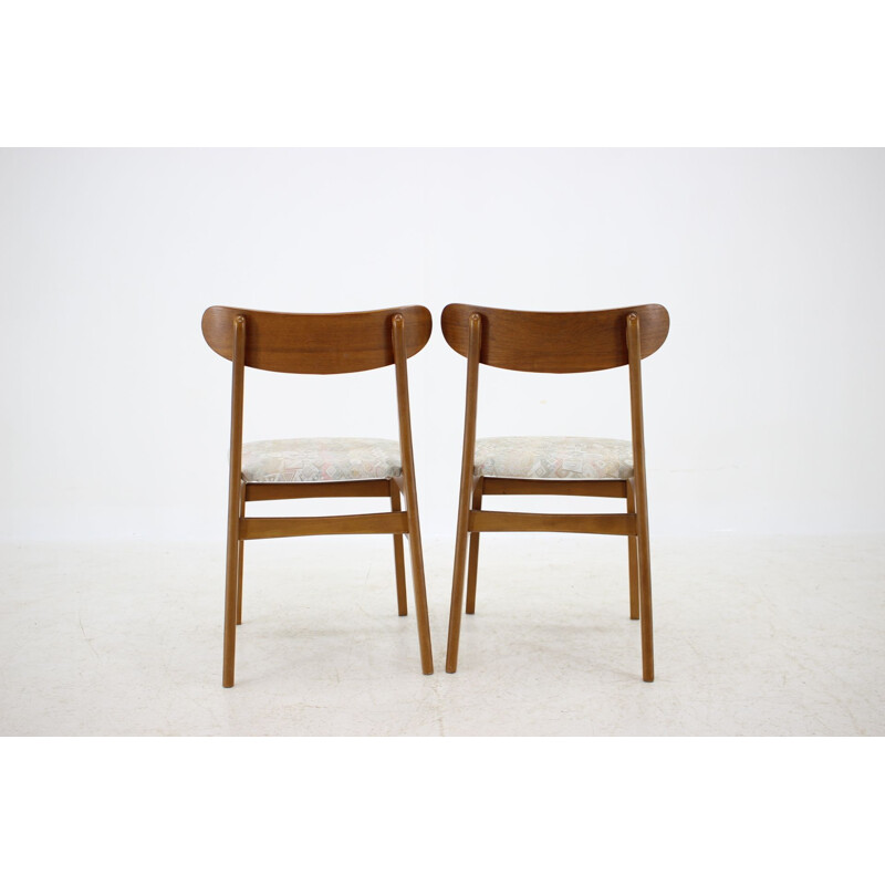 Set of 6 vintage Teak Dining Chairs, Danish 1960s