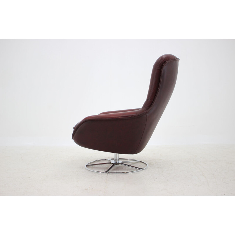 Vintage Swivel chair by Bruno Mathsson, Scandinavian 1970s